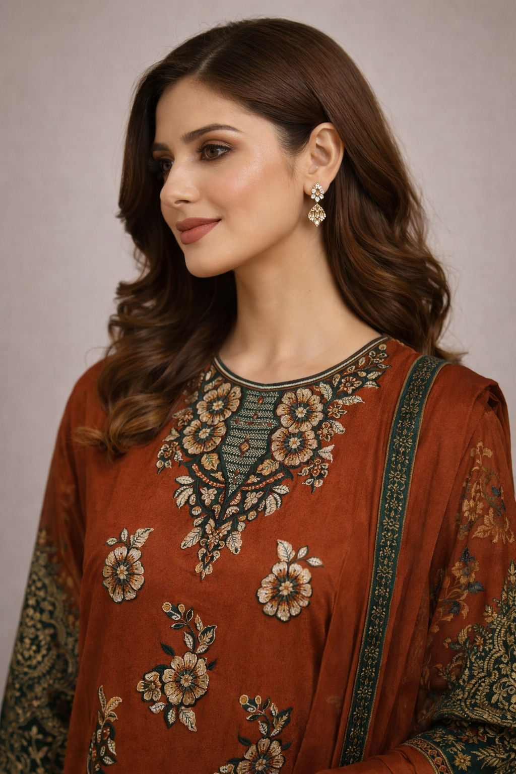Aneela's 3 Piece Lawn (Stitched) - Image 3