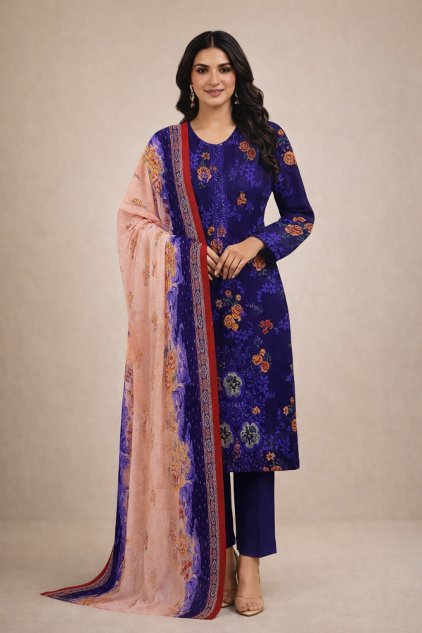 Sundas Bin Saeed 3 Piece Lawn (Stitched)