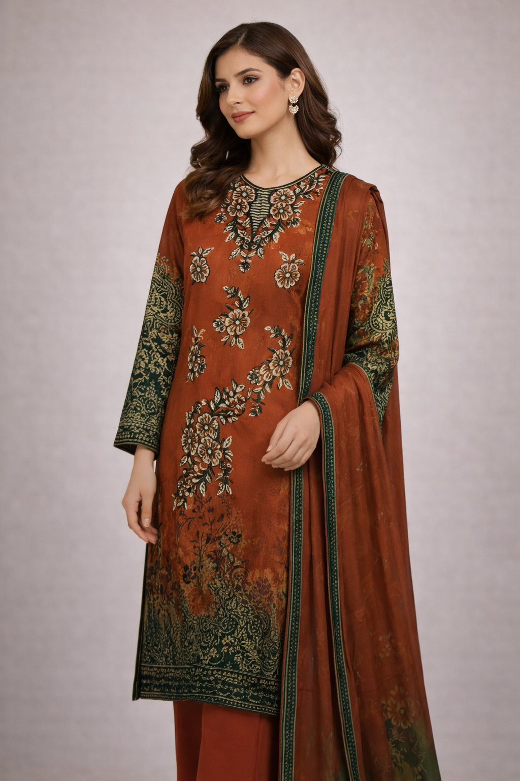 Aneela's 3 Piece Lawn (Stitched) - Image 2