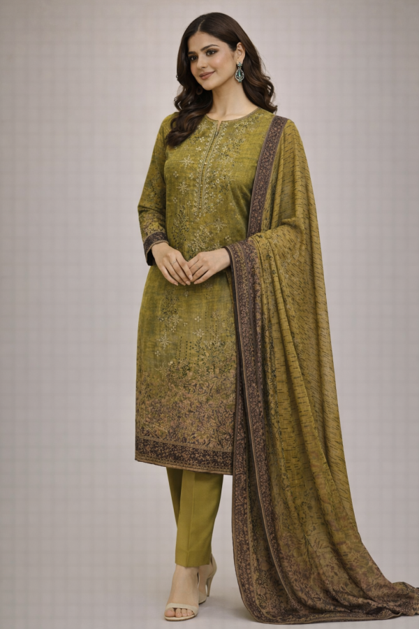 Hajra Emaan 3 Piece Lawn (Stitched)