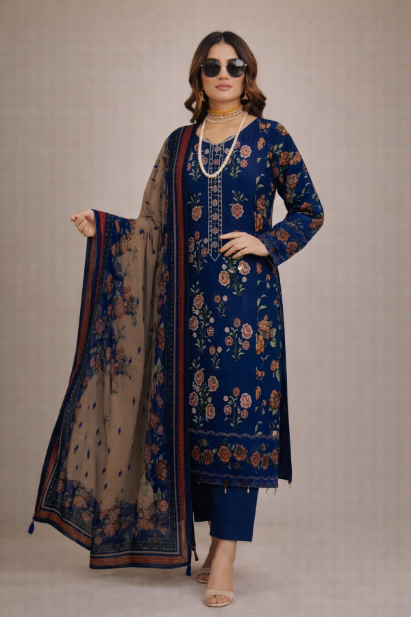 Sundas Bin Saeed 3 Piece Lawn (Stitched)