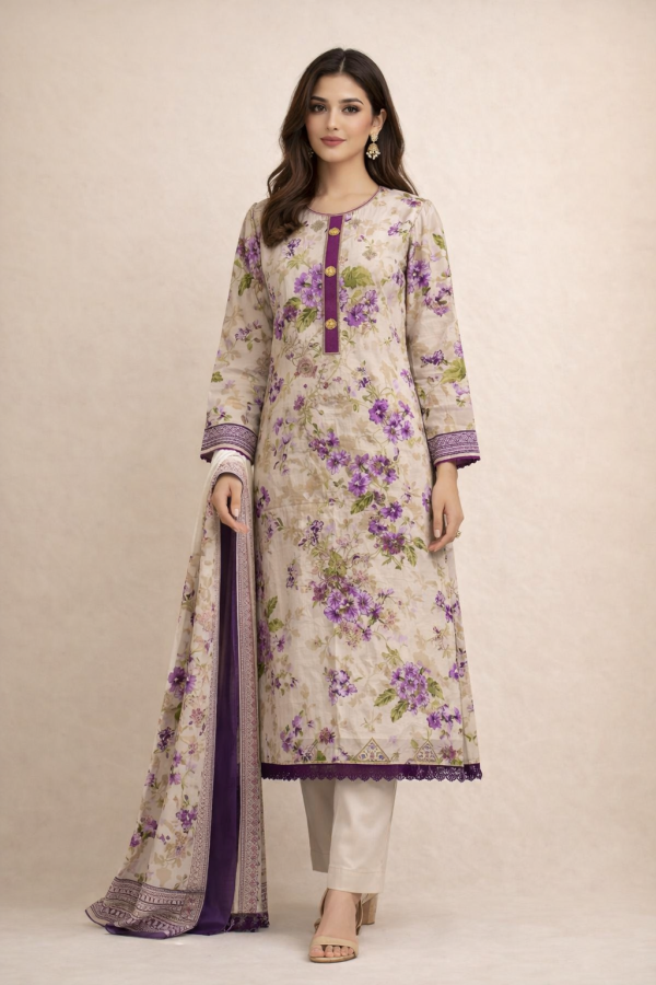 Aneela's 3 Piece Lawn (Stitched)