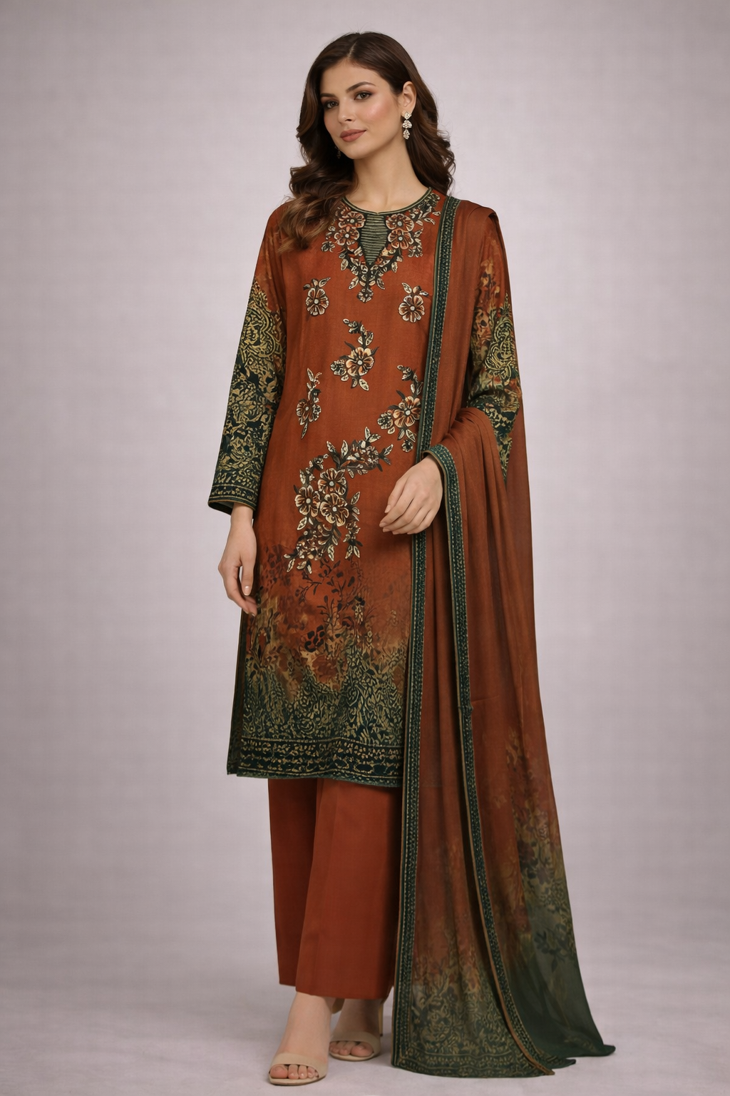 Aneela's 3 Piece Lawn (Stitched)
